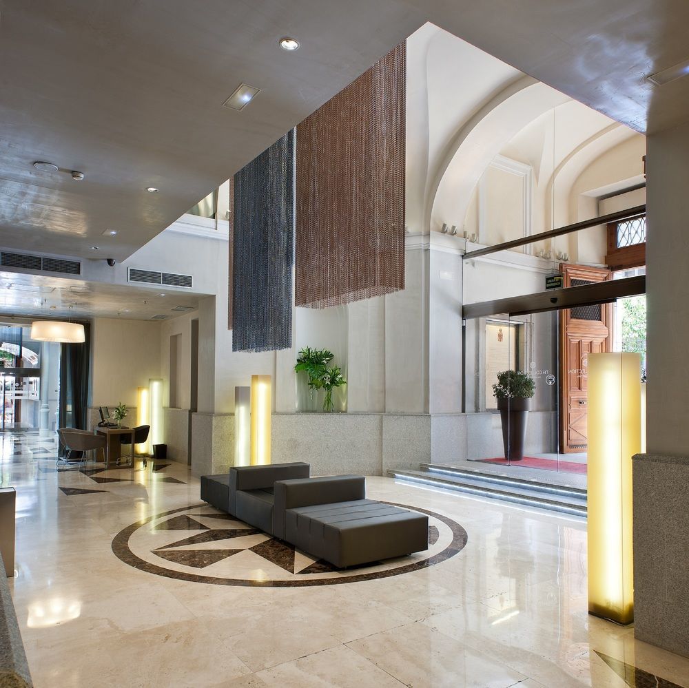 Nh Collection Madrid Palacio De Tepa Kültér fotó The lobby of the hotel
